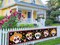 Day of The Dead Fence Banner Dia De Los Muertos Sugar(Red)98.4"L x 19.7"W